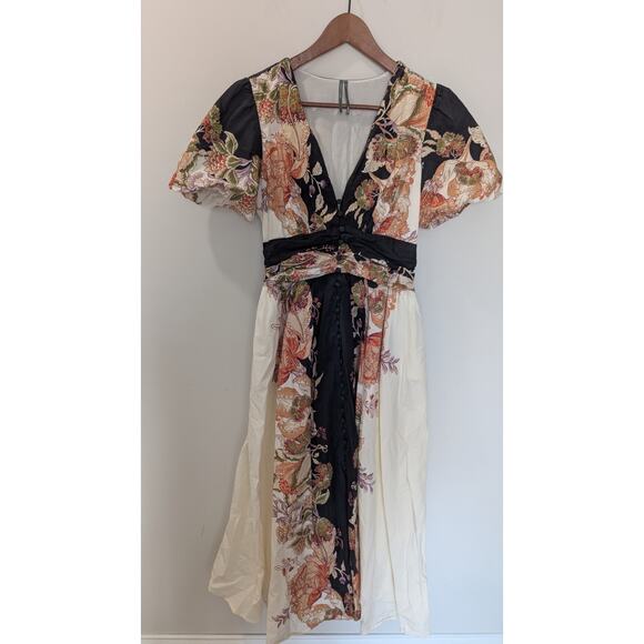 Anthropologie The Catalina Button Front Midi Dress - Picture 3 of 9